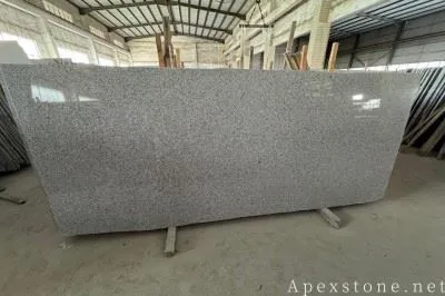 Lembaran Batu Granit Putih Kristal Bianco